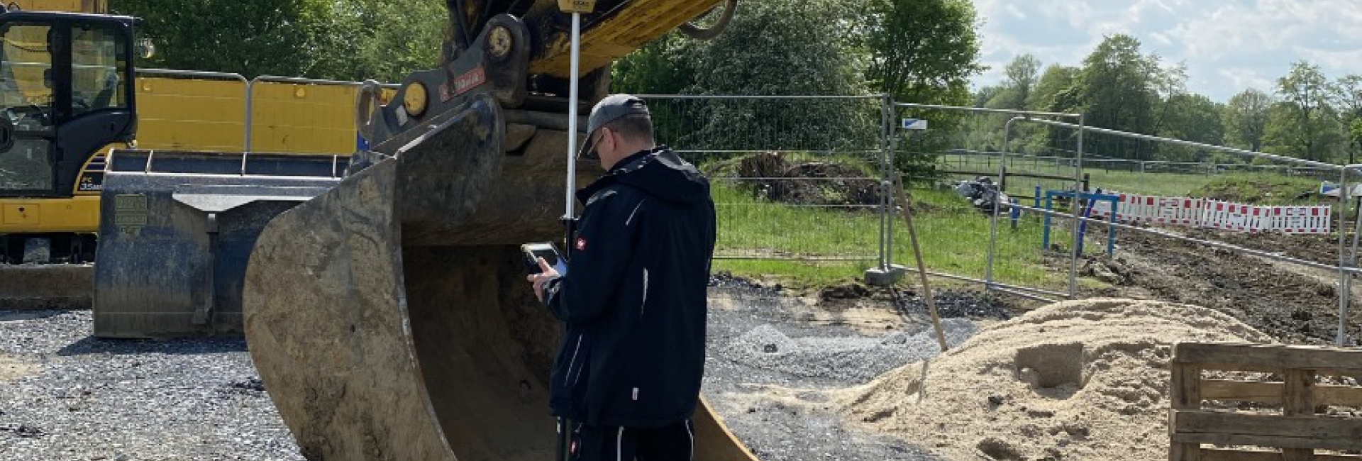 50-Tonnen Bagger ausgerüstet